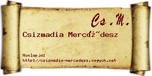 Csizmadia Mercédesz névjegykártya